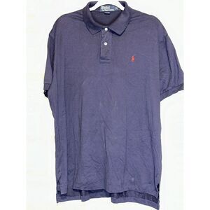 Polo Ralph Lauren Men's XL Classic Fit Cotton Navy Blue Short Sleeve Golf #274